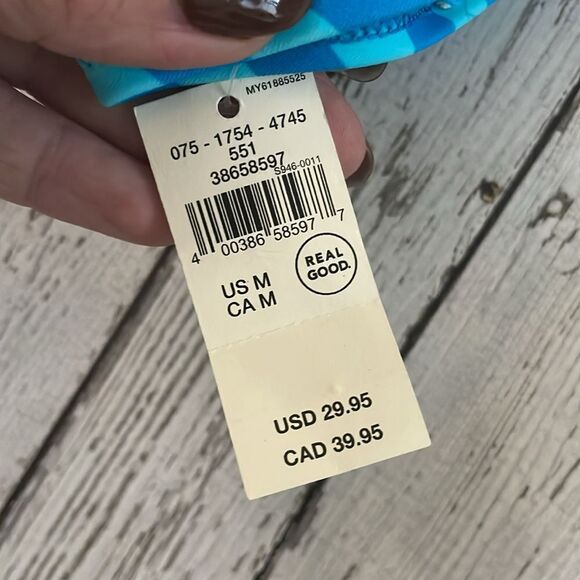 Aerie Blue Striped Bikini Bottom - Picture 3 of 4